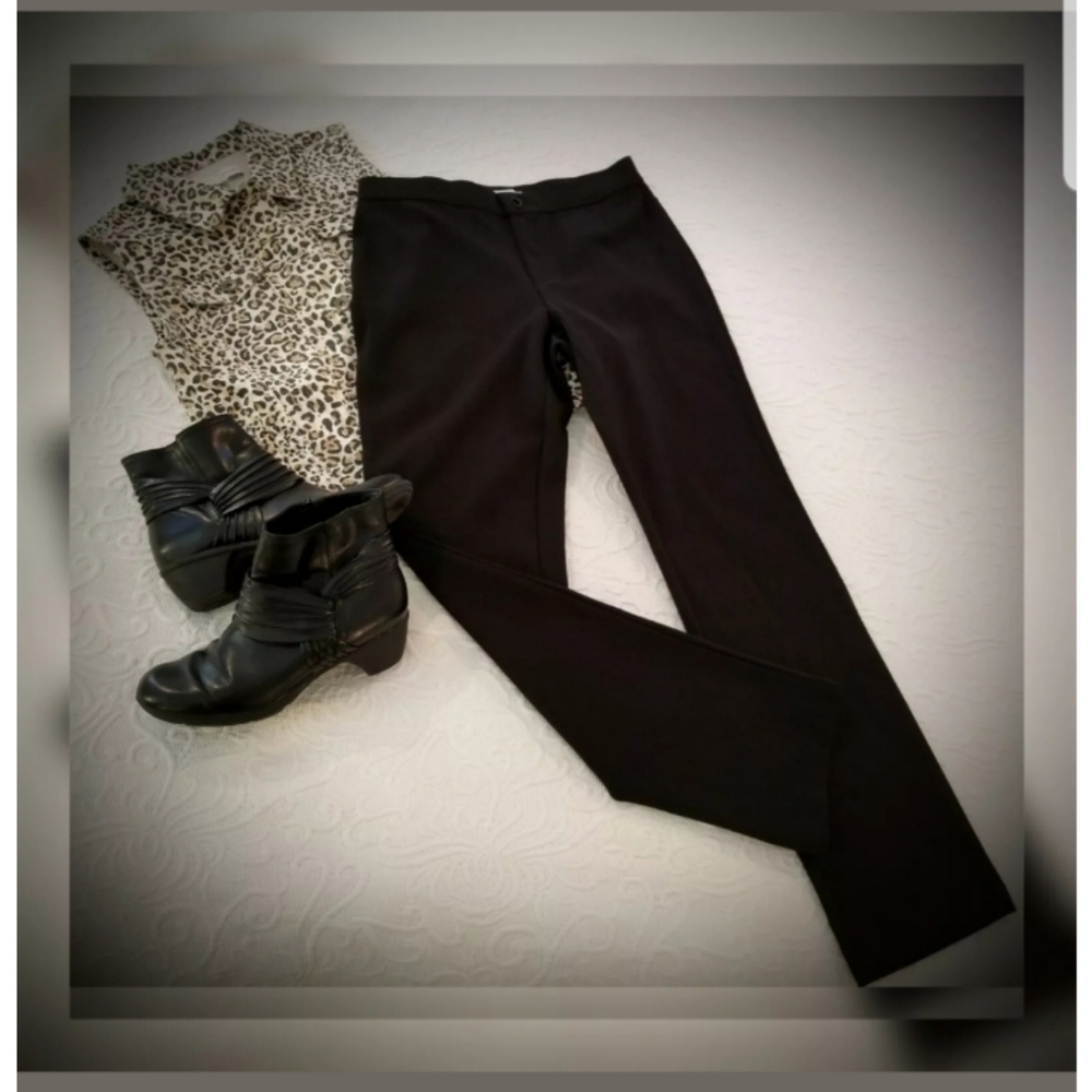 Black dress pants trousers 6 petite career work